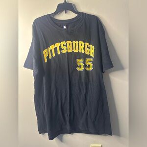 Unisex xlarge MLB Pittsburgh pirates #55 BELL T-shirt.